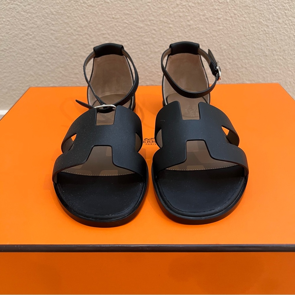 NEW Hermes Santorini Sandals - Picture 6 of 8